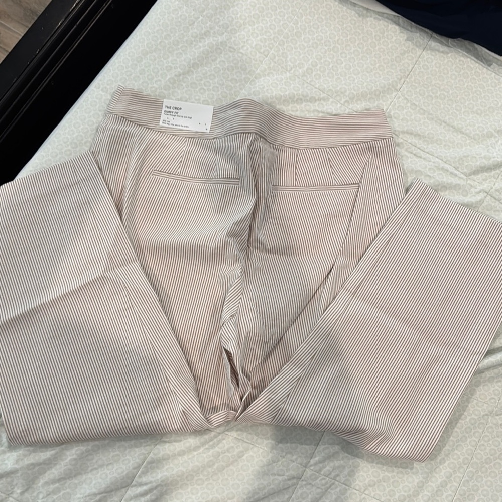 Ann Taylor Red and White Dress Pants